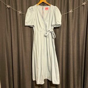 Kate spade denim wrap dress